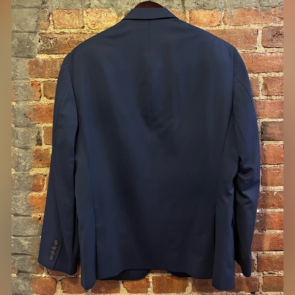 Ralph Lauren Slim Fit Navy Blue Suit Jacket (40S) - Picture 2 of 4